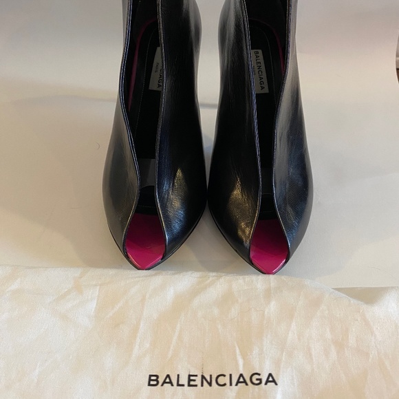 Authentic BALENCIAGA, open-toed *RARE* pumps, NWOT - Picture 2 of 10